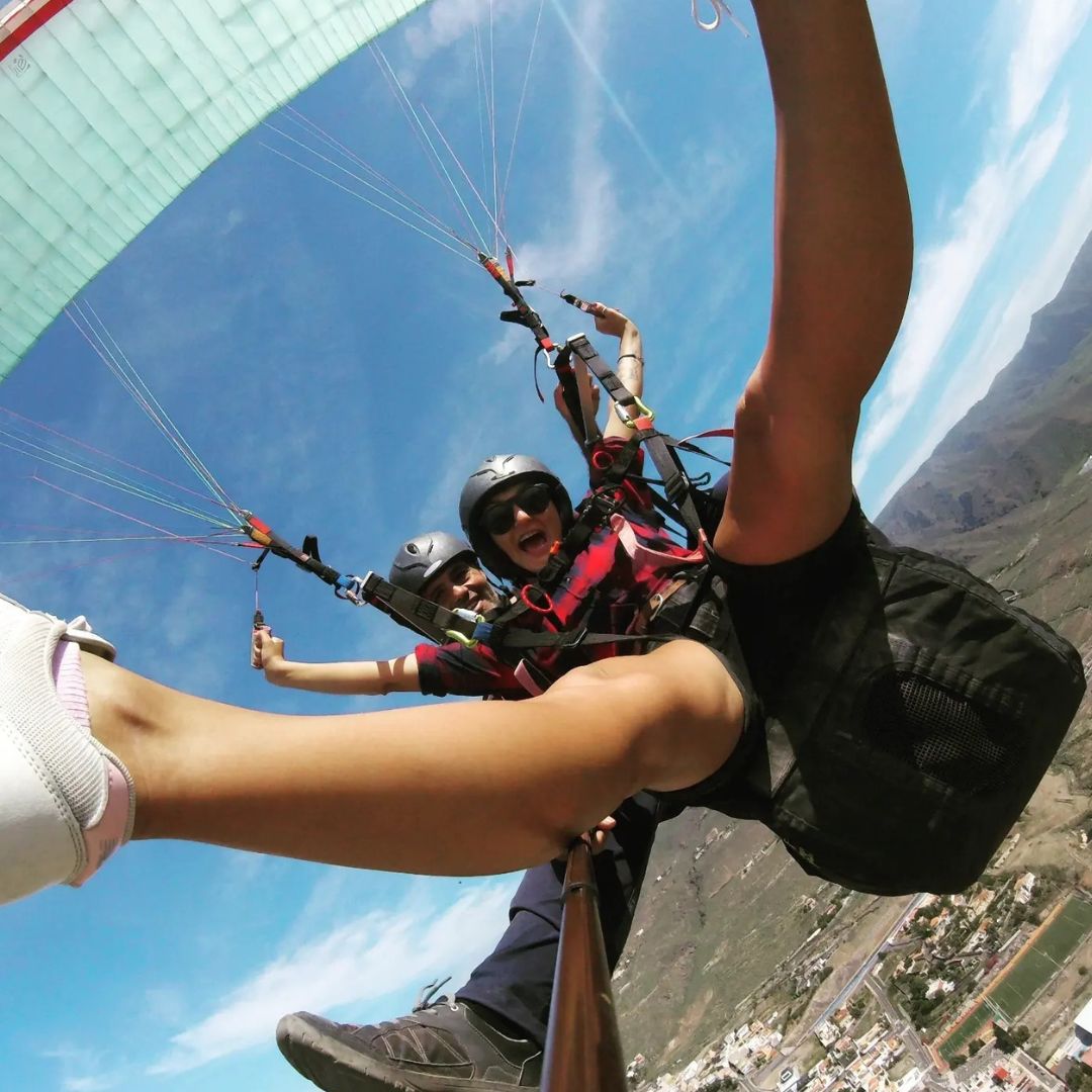 tandem paragliding tenerife