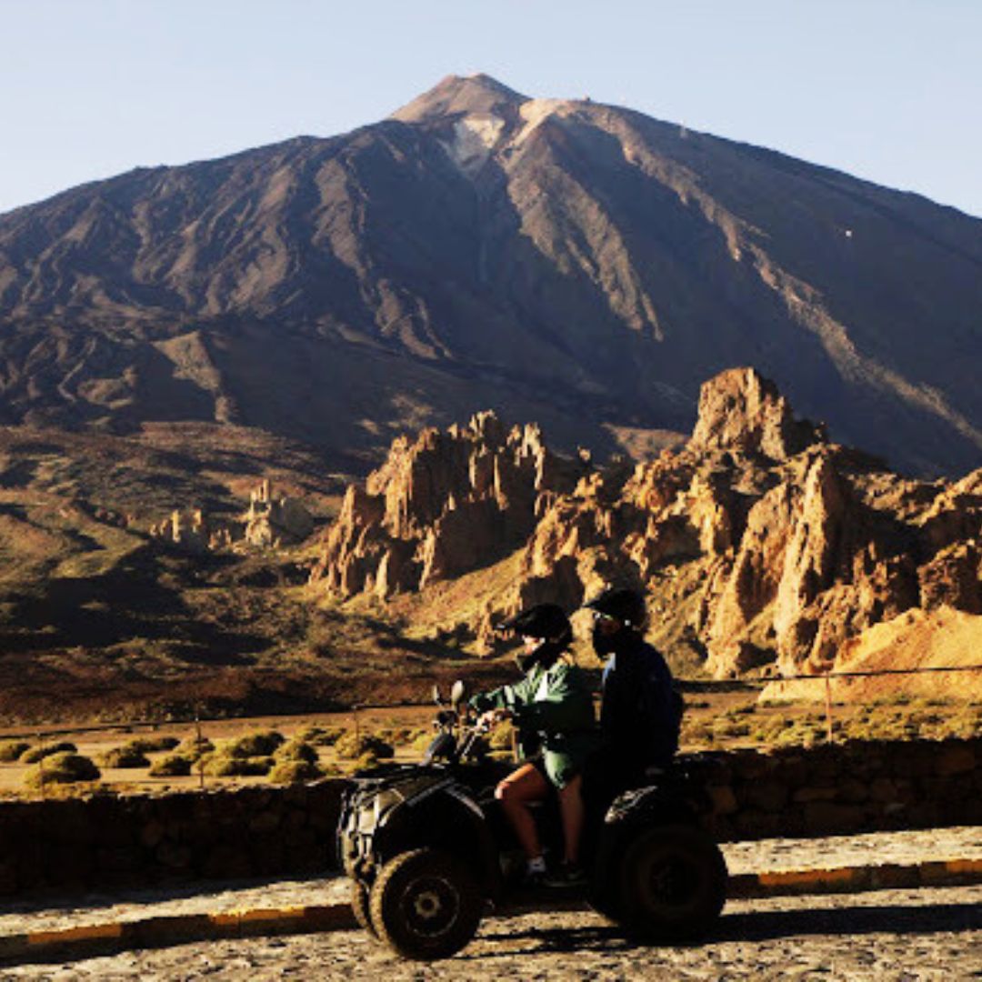quad bikes at sunset tenerife