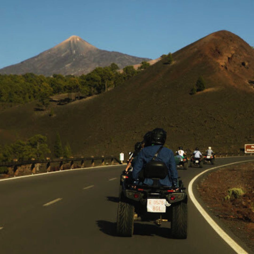 quad bikes at sunset tenerife
