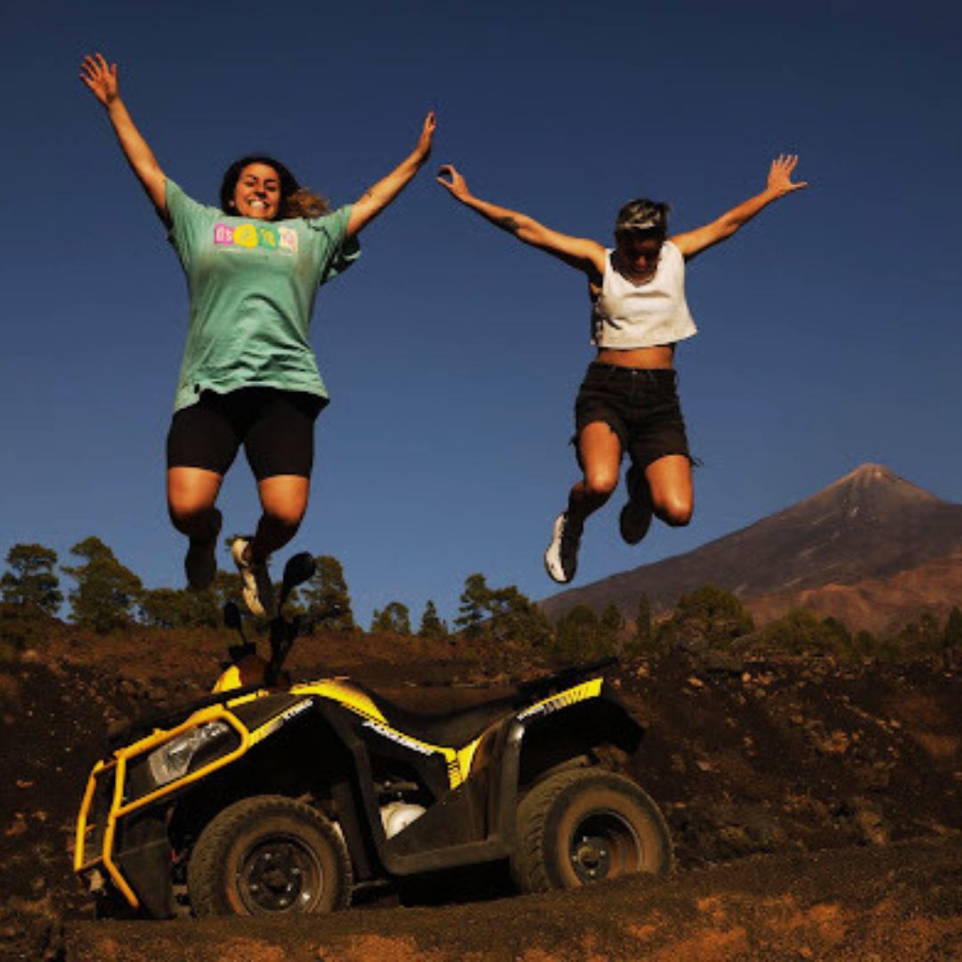 quad bikes at sunset tenerife