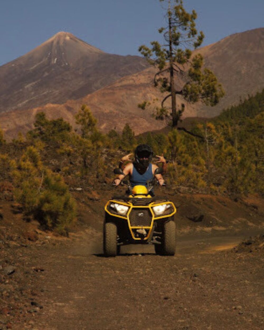 quad bikes at sunset tenerife