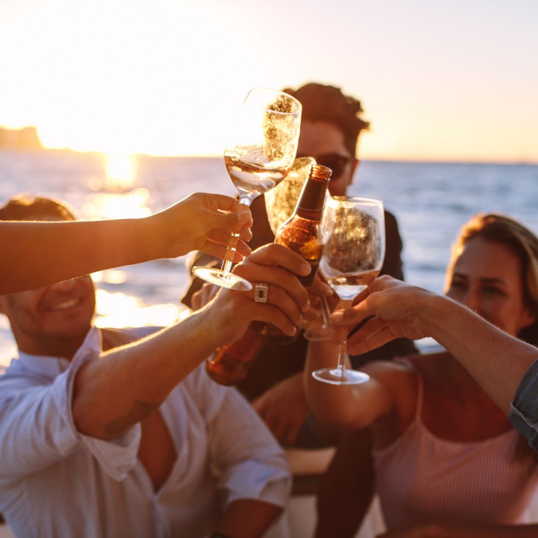 boat trip sunset tenerife