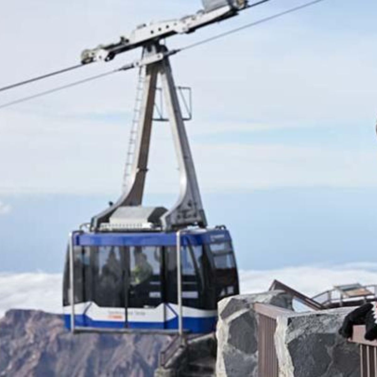 cable car ride to Teide