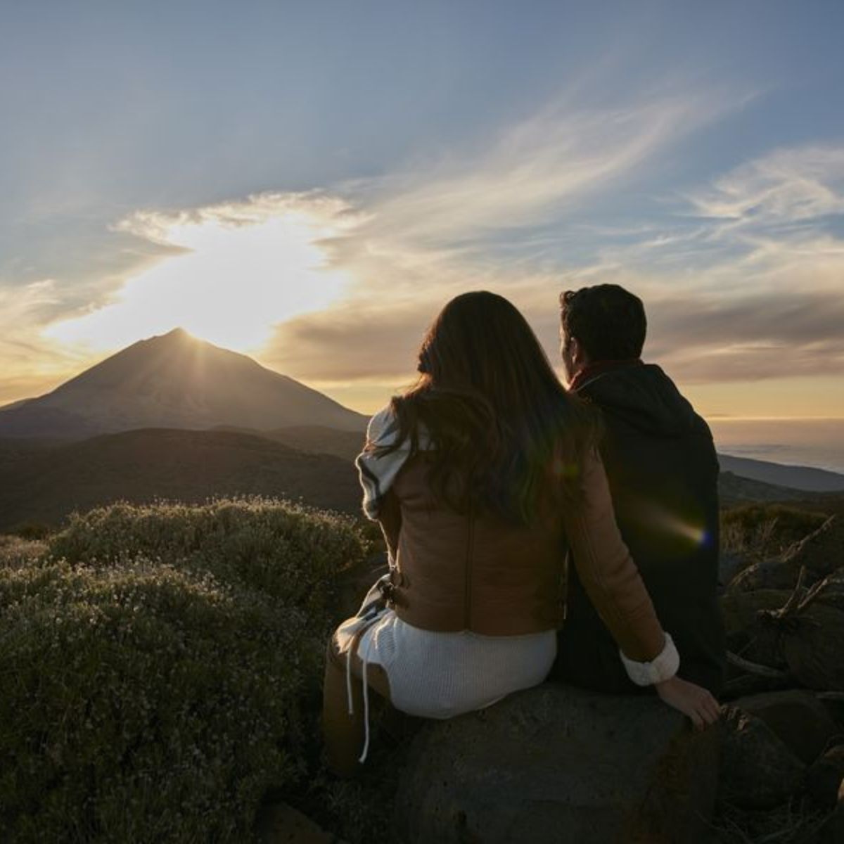 Tenerife sunset Teide