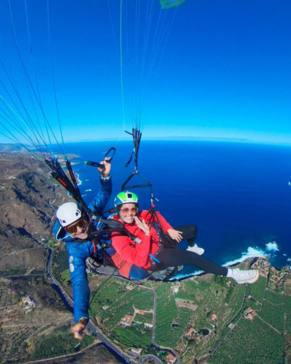 paragliding tenerife puerto de la cruz